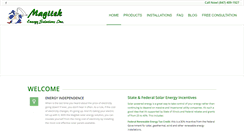 Desktop Screenshot of magitekenergy.com